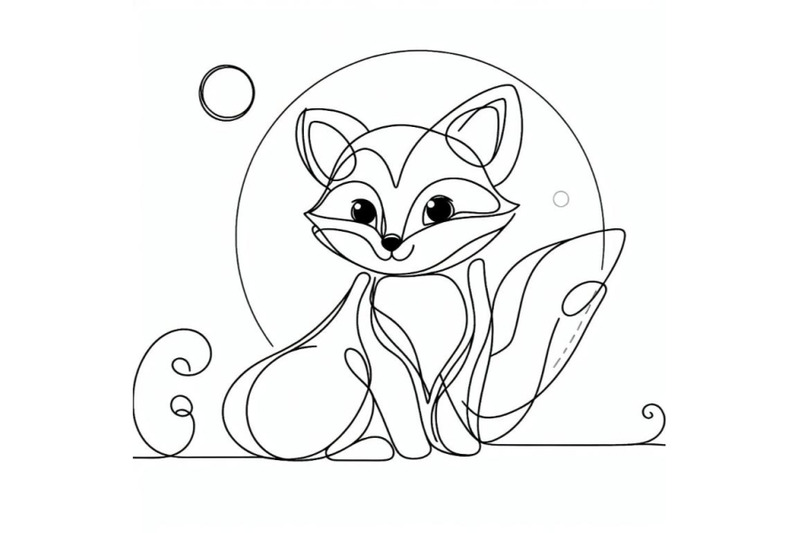 8-cute-little-fox-continuous-line-bundle