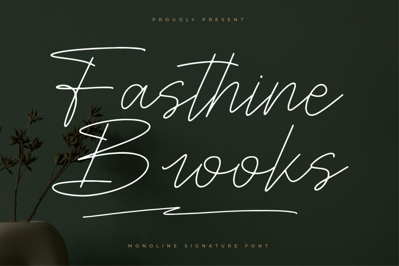 fasthine-brooks-monoline-signature-font