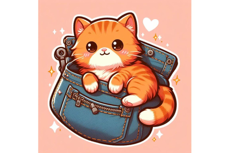 8-a-cute-orange-cat-in-a-bundle