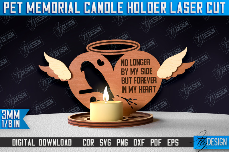 pet-memorial-candle-holder-laser-cut-3d-candle-memorial-holder