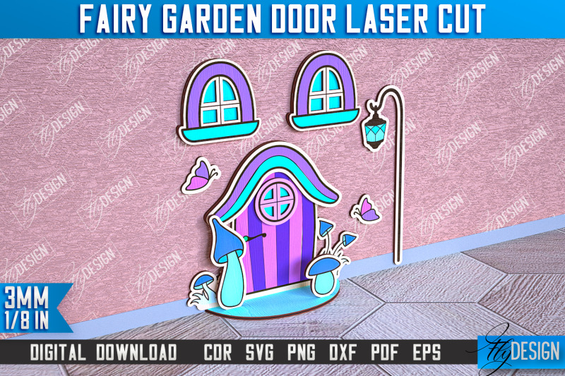 fairy-garden-door-laser-cut-bundle-fairy-house-multilayer-file