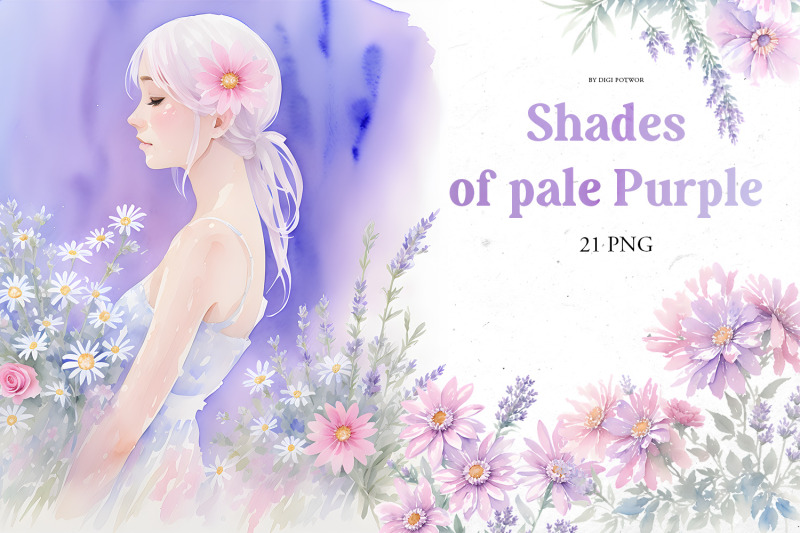 shades-of-pale-purple-watercolor-illustrations-png-clipart