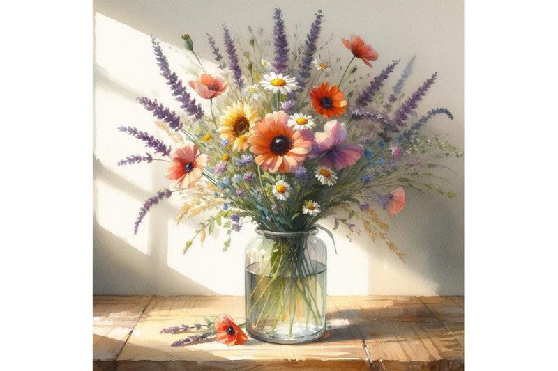 8-bouquet-of-wild-flowers-in-a-va-set