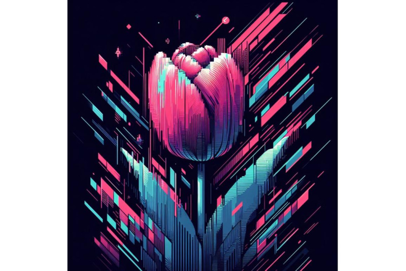 8-tulip-in-glitch-art-style-on-da-bundle