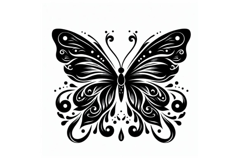 8-butterfly-silhouette-white-back-set