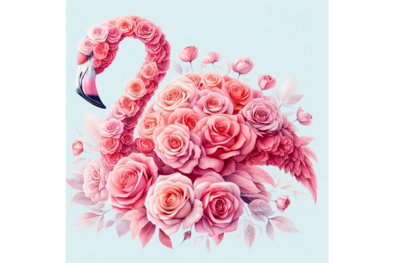 8-rose-flamingo-set