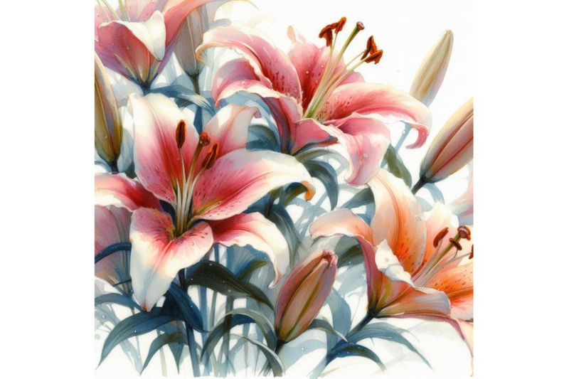 8-watercolour-lily-flowers-impres-set