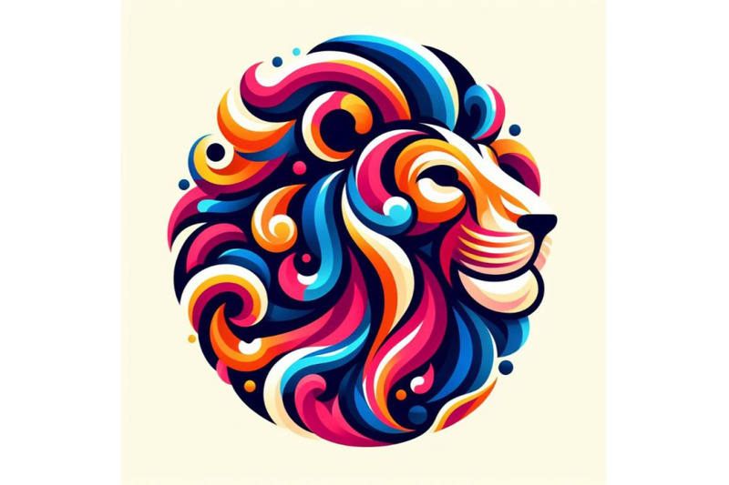 8-colorfully-lion-lion-logo-cre-set