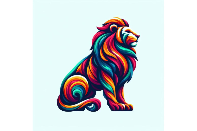 8-colorfully-lion-lion-logo-cre-set