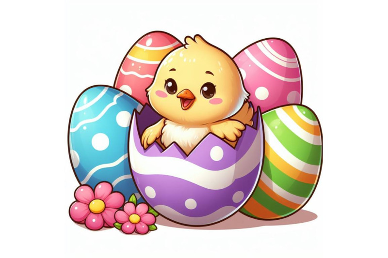 8-cute-little-easter-chick-coming-set