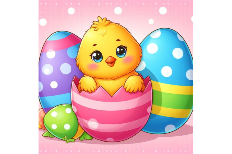 8-cute-little-easter-chick-coming-set