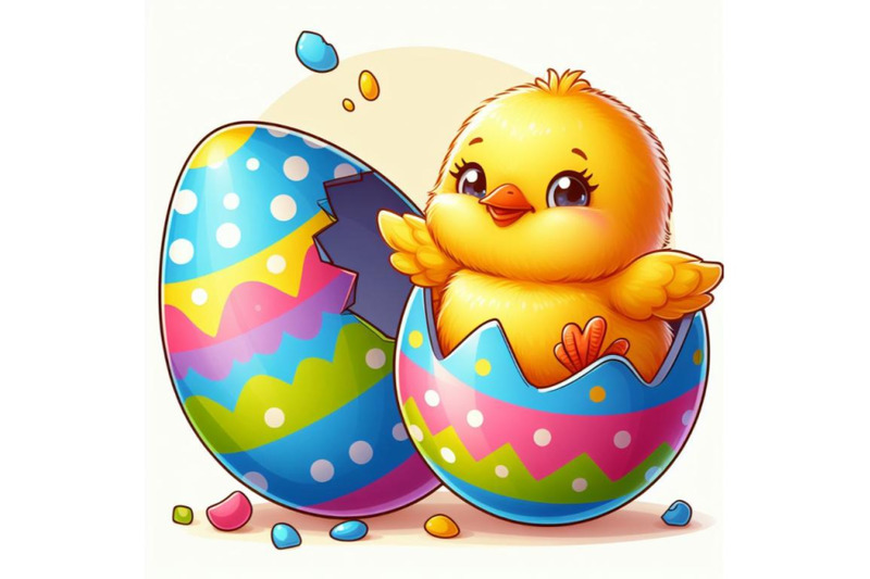 8-cute-little-easter-chick-coming-set