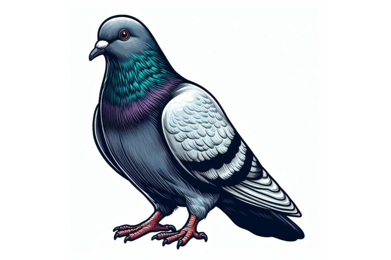 8-sitting-pigeon-isolated-on-set