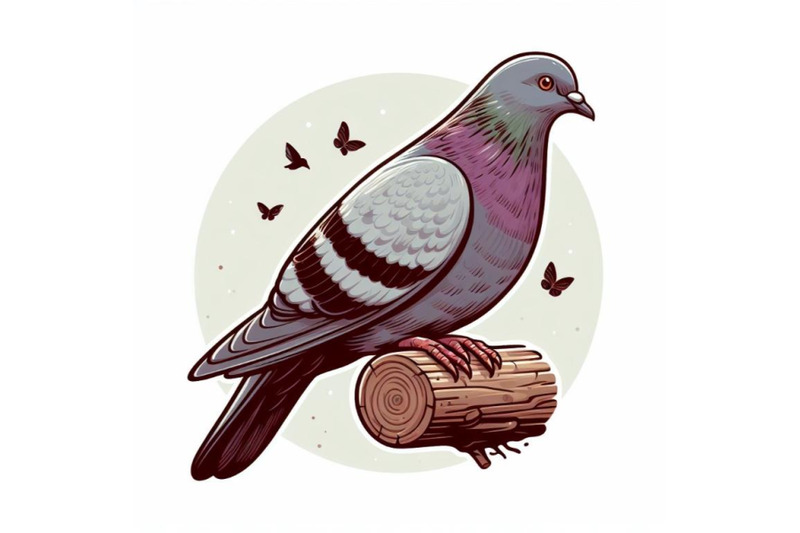 8-sitting-pigeon-isolated-on-set