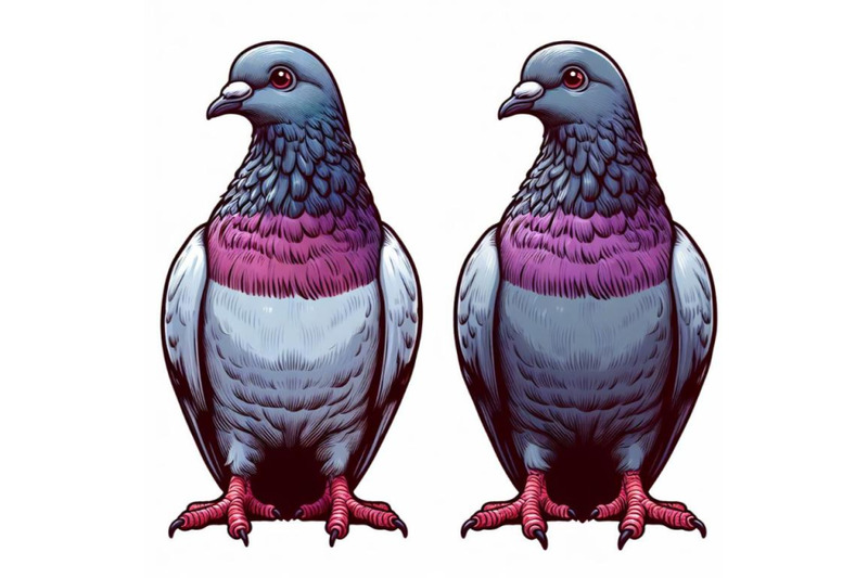 8-sitting-pigeon-isolated-on-set