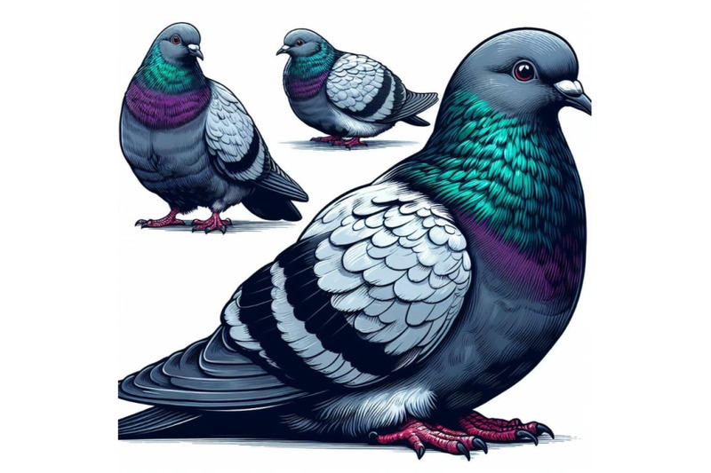 8-sitting-pigeon-isolated-on-set