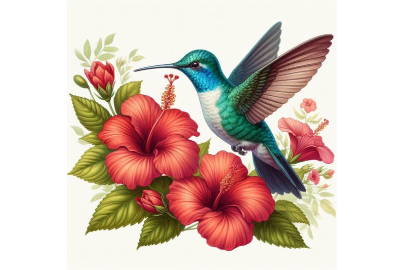 8-colibri-and-flower-hummingbird-set