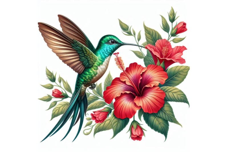 8-colibri-and-flower-hummingbird-set