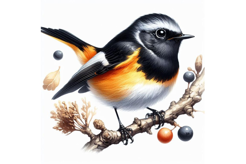 8-american-redstart-bird-watercol-bundle