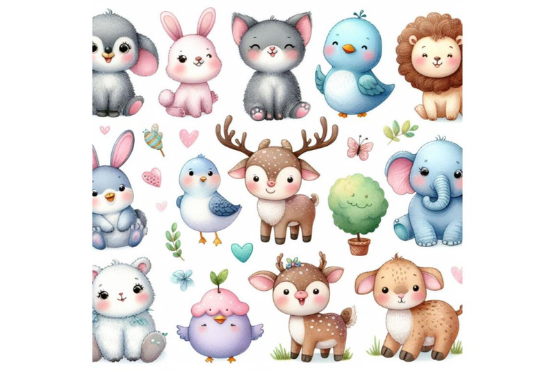 8-cute-watercolor-anim-set