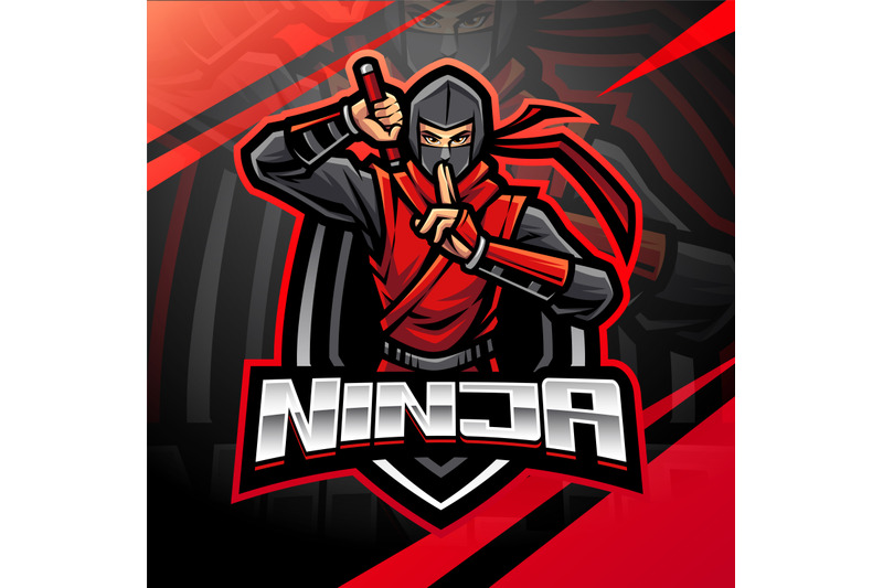 ninja-esport-mascot-logo-design