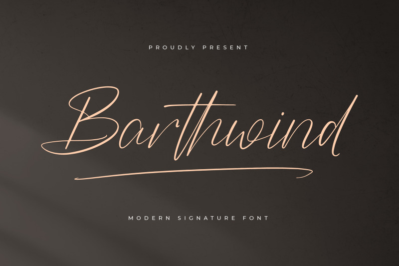 barthwind-modern-signature-font