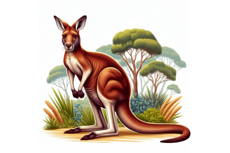 8-australian-big-red-kangaroo-iso-bundle