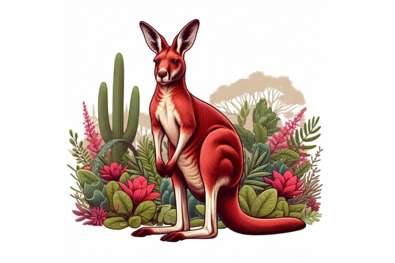 8-australian-big-red-kangaroo-iso-bundle