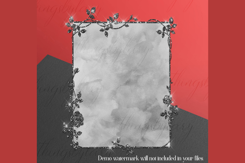 100-glitter-watercolor-floral-frames-8-5x11-png