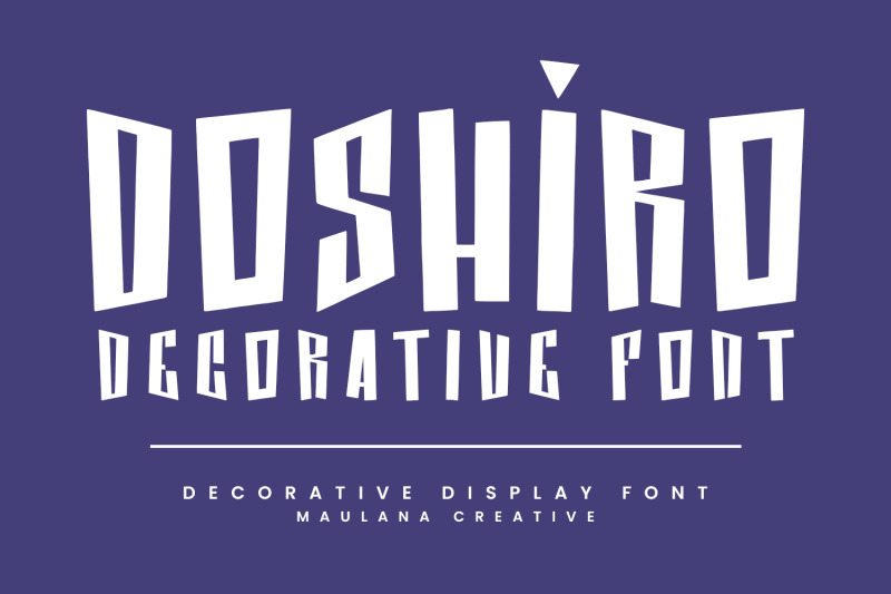 doshiro-comic-display-typeface-handmade-fonts