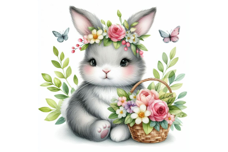 8-cute-watercolor-baby-bunny-with-bundle