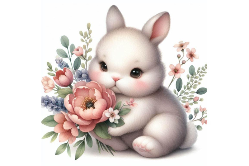 8-cute-watercolor-baby-bunny-with-bundle