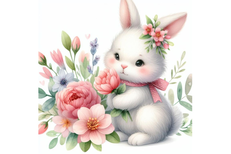 8-cute-watercolor-baby-bunny-with-bundle