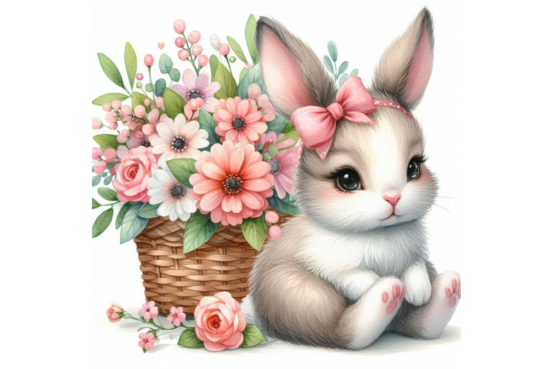 8-cute-watercolor-baby-bunny-with-bundle