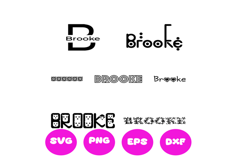 brooke-girl-names-svg-cut-file
