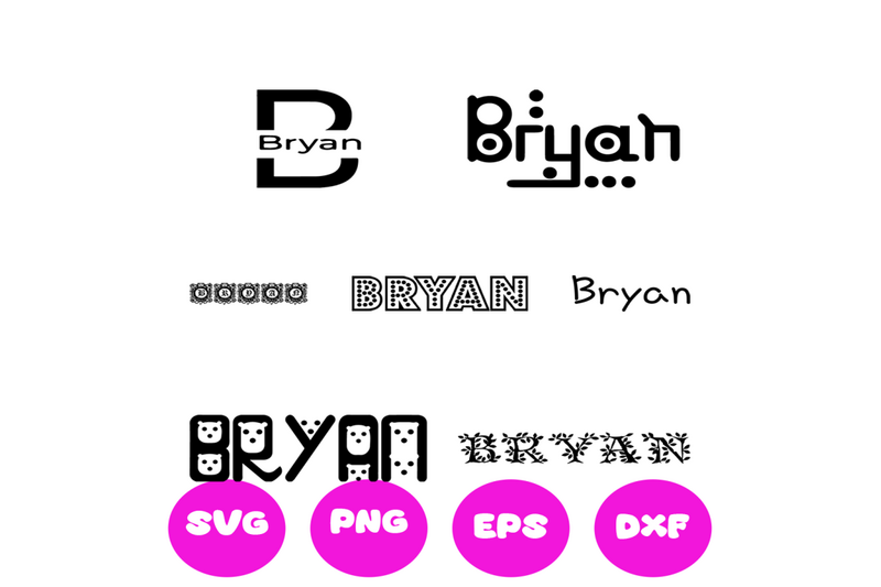 bryan-boy-names-svg-cut-file
