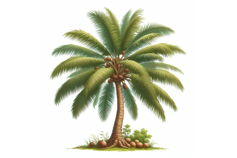 8-coconut-tree-isolated-on-white-bundle