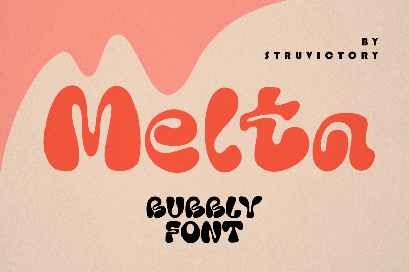 melta-bubble-groovy-font