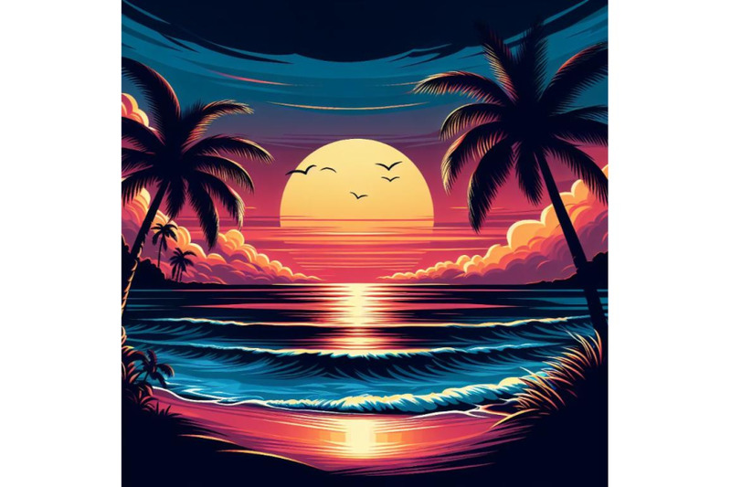 8-sunset-on-the-beach-with-palm-s-bundle