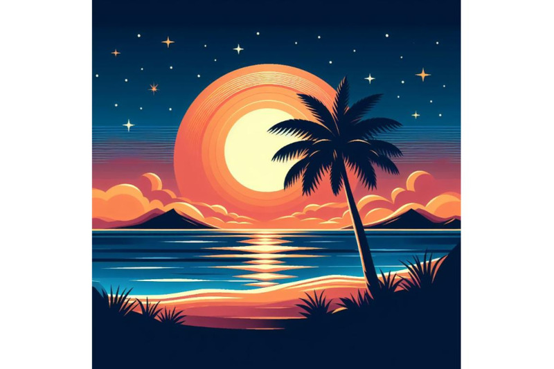 8-sunset-on-the-beach-with-palm-s-bundle