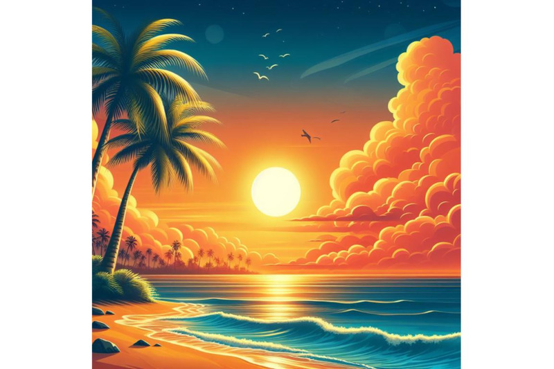 8-tropical-sunset-seascape-with-p-bundle