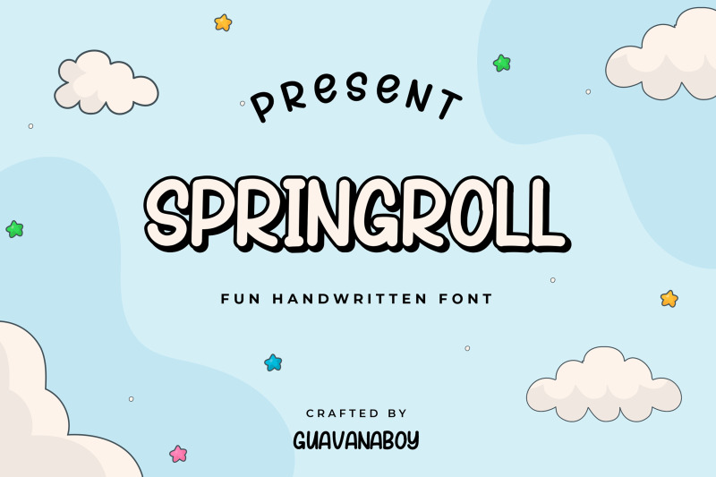 springroll-fun-handwritten-font