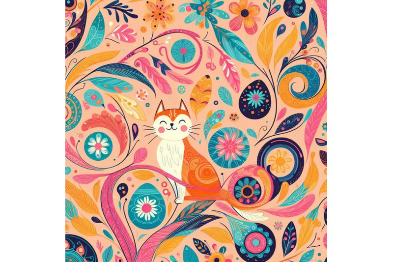 8-abstract-spring-cat-pattern-bundle