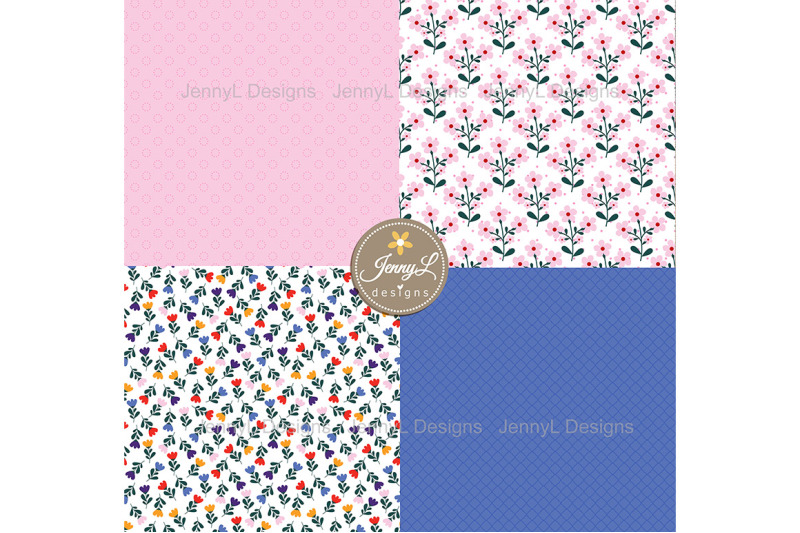 spring-summer-seamless-floral-digital-papers-background