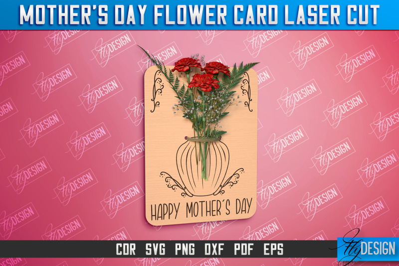 mother-039-s-day-flower-card-greeting-cards-granny-gift-cnc-file