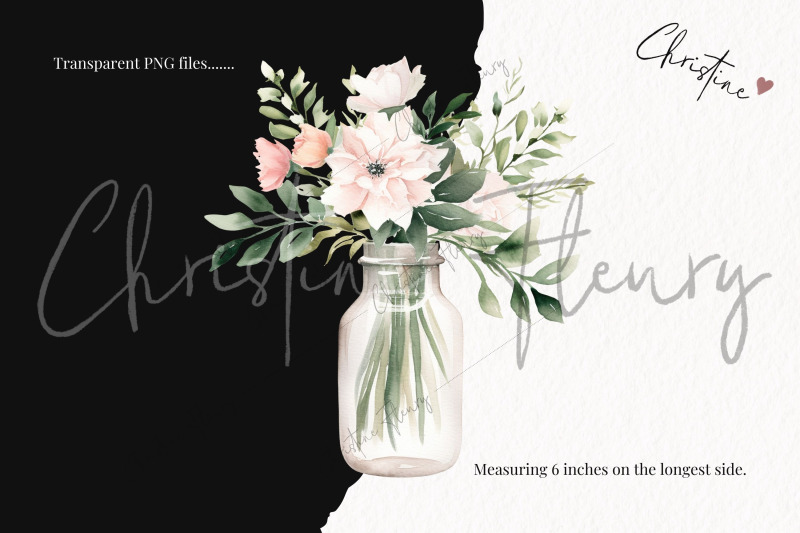 watercolor-soft-pink-flower-vase-clipart