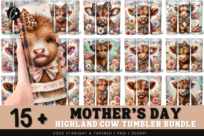 mother-039-s-day-highland-cow-tumbler-bundle