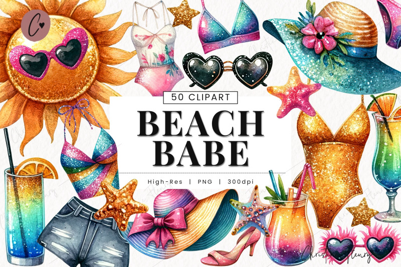 beach-babe-clipart