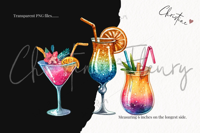 sparkly-cocktails-clipart