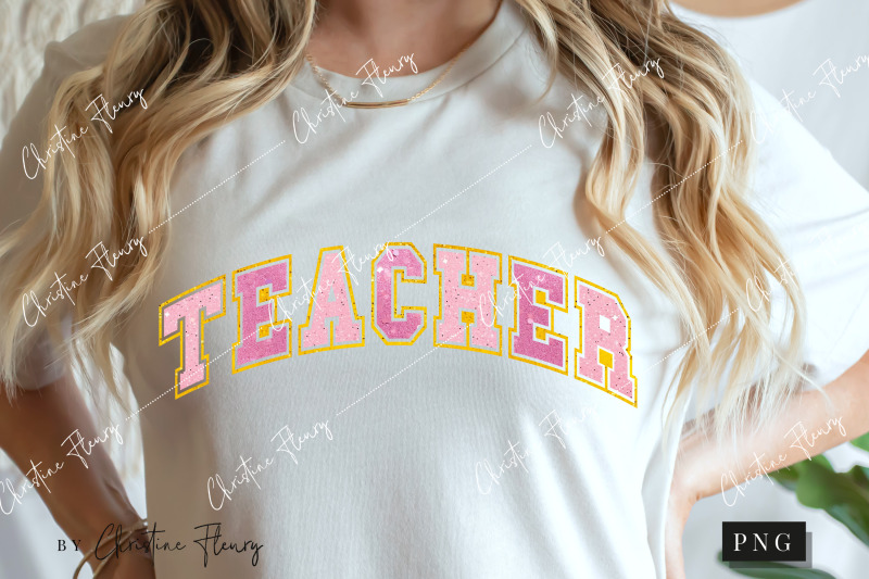 glitter-pink-teacher-png